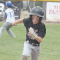Peck Karsen Adey steams toward third base (and then on to home plate) on a triple by Esson Anderson during Lovell’s 8-7 loss to Cody Saturday during the All Stars and Stripes Tournament in Lovell. David