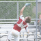 Lovell Mustangs catcher Cash Wassmer catches a pop-up during a game earlier this season. The Mustangs swept the Casper Wildcatters Friday in Casper. Seth Romsa