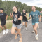Lovell High School runners push through one of Coach Caleb Sanders’ famous hill workouts. From left are Anthony Garcia, Caylee Herman, Rylee Mayes, Macee Winterholler and Candace Walker. John Bernhisel