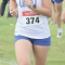 LHS senior Candace Walker shows excellent form as she begins the second loop of the course during the Lander Valley High School cross country meet last week. Michelle Hoyt