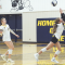 Rocky Mountain’s Kaysie Cooley reaches to keep the ball in play during last Saturday’s matchup against Greybull during the 2A Western Wyoming Volleyball Challenge two-day tournament at Greybull High School.  Lisa Kunkel