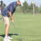 Lovell senior Rocco Rael putts during the Class 3A State Golf Tournament in Torrington last week. Rael shot a two-day score of 178, good for 29th place. Courtesy photo