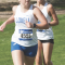 Alex Kuhn, Northern Wyoming News Caylee Herman leads Bonnie Buchholz in the Worland cross country meet.