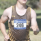 Rocky Mountain High School junior Ethan Haslem shows a look of intense determination during Friday’s cross country meet in Powell. Haslem placed 67th with a time of 22:34. David Peck