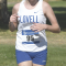 Lovell junior Kaylynn Mickelson keeps her eyes on the competition ahead during the Powell Invitational cross country meet two weeks ago. Amy Hoyt
