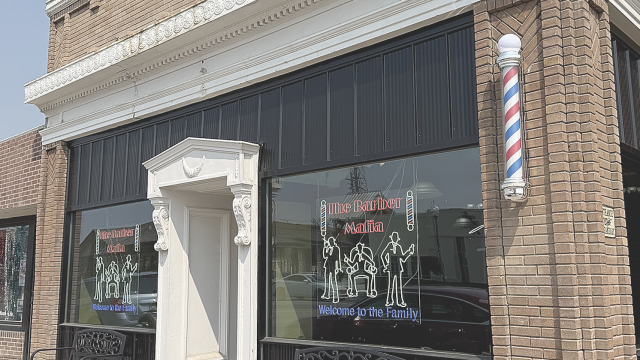 The Barber Mafia’s new digs in a historic building at 63 East Main have given that block on Main Street a fresh, new look. David Peck